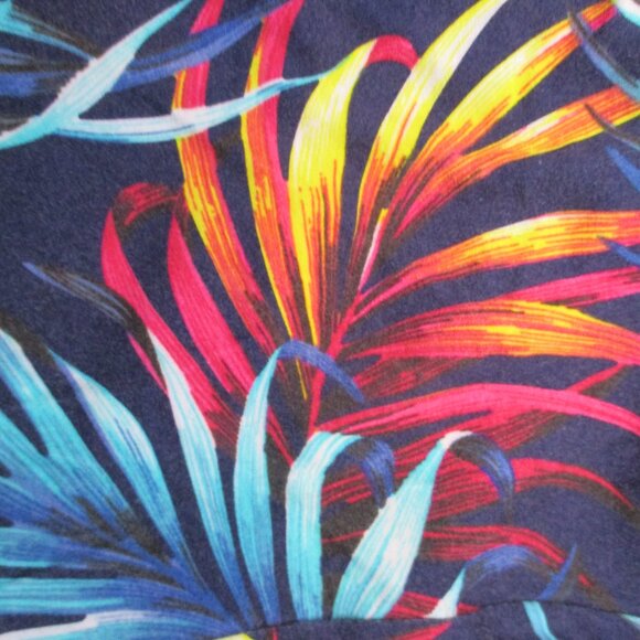 🏝 Tropical Leaf Print Dress by Koren – Size L 🌈 - Picture 6 of 6